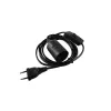 Netzkabel Eurolite 51100666 Schwarz 1,7 m H05VV-F 230 V