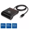 ACT Externer USB-C Smartcard eID Kartenleser, schwarz
