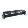 ACT Fiber Panel High Density 2HE für 12 MTP®-MPO-Kassetten / Keystone-Adapterplatten