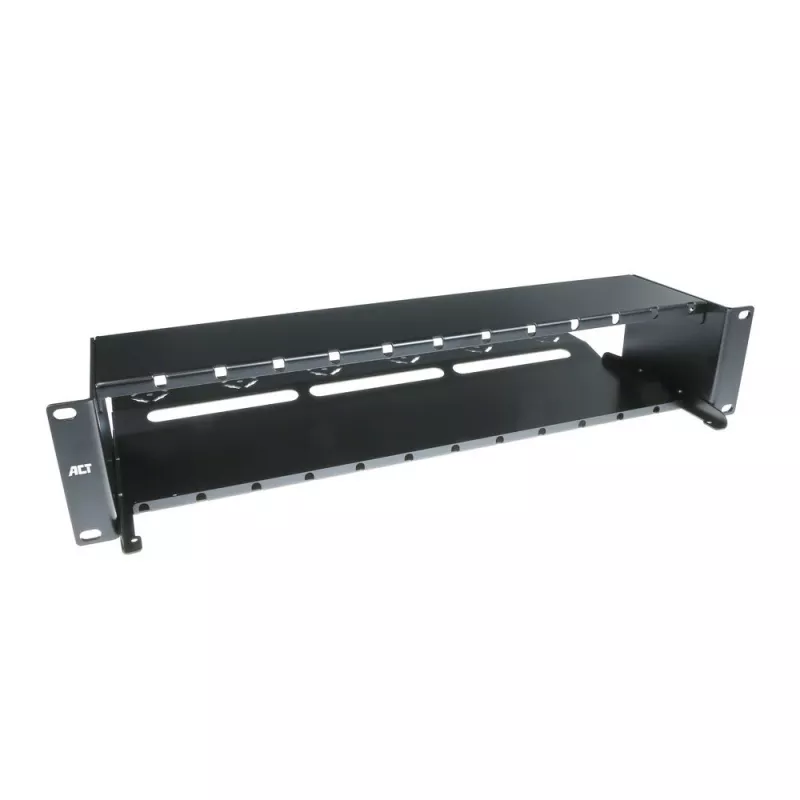 ACT Fiber Panel High Density 2HE für 12 MTP®-MPO-Kassetten / Keystone-Adapterplatten