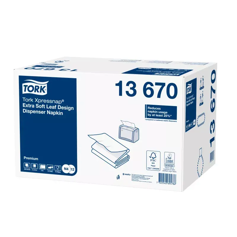 Papierservietten Tork 13670 Weiß 500 Stück