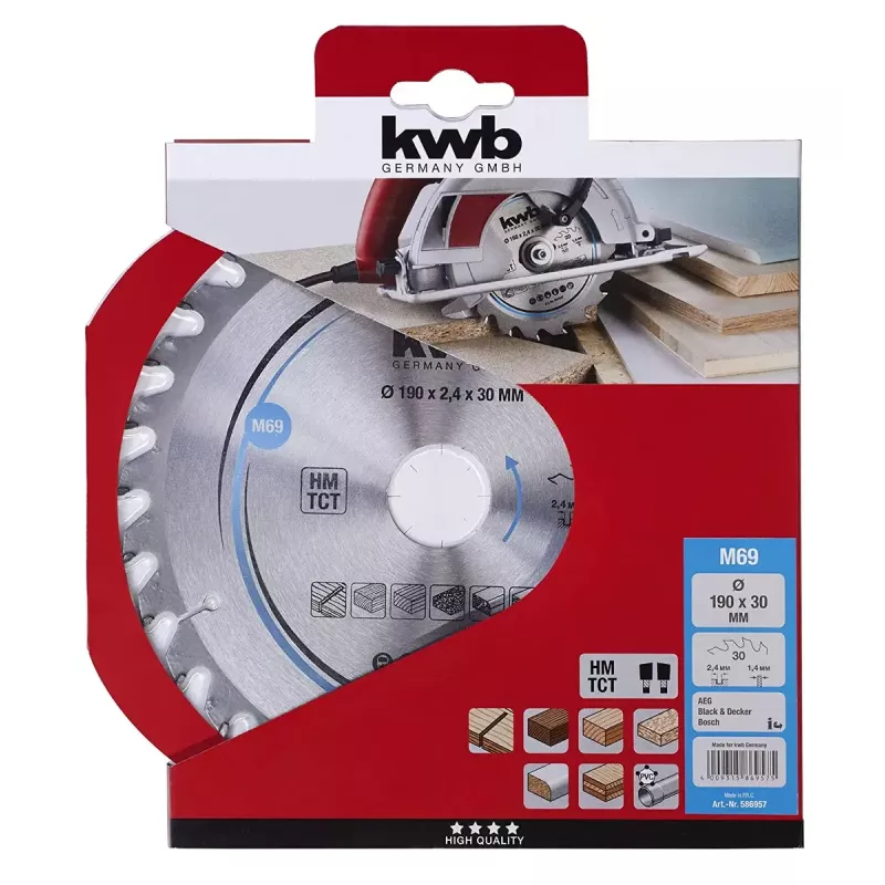 Kreissägeblatt KWB 586957 für Metall 1 Stück 351 g