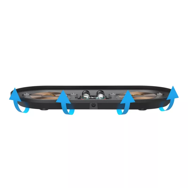 Hama QI-FC10 DUO Smartphone Schwarz AC Kabelloses Laden Schnellladung Innenbereich