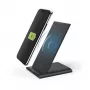 Hama QI-FC10S Smartphone Schwarz USB Kabelloses Laden Schnellladen Innenbereich