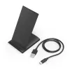 Hama QI-FC10S Smartphone Schwarz USB Kabelloses Laden Schnellladen Innenbereich