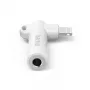 Hama 00201700 Kabel-Adapter 3,5 mm Lightning Weiß