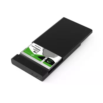 CoreParts MSUB3303 Speicherlaufwerkgehäuse HDD/SSD-Gehäuse Schwarz