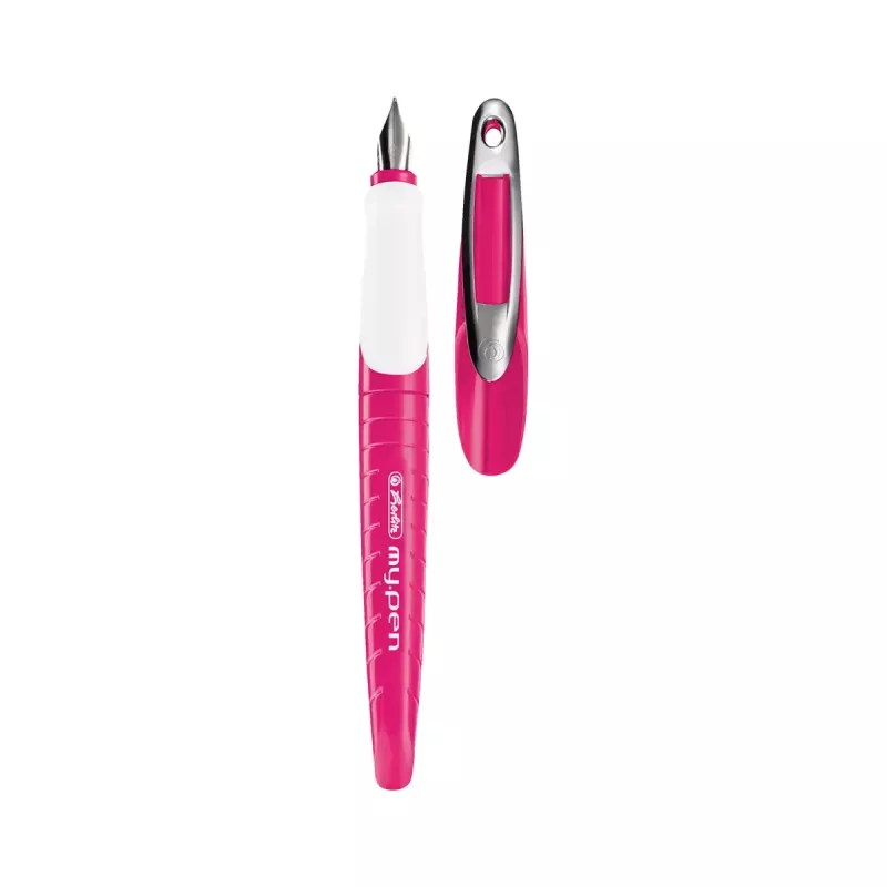 Füller Herlitz my.pen Patronenfüllsystem Pink Weiß