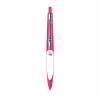 Clip-on einziehbarer Kugelschreiber Herlitz my.pen Pink Weiß Blau