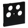Legrand 765357 Wandplatte/Schalterabdeckung Schwarz