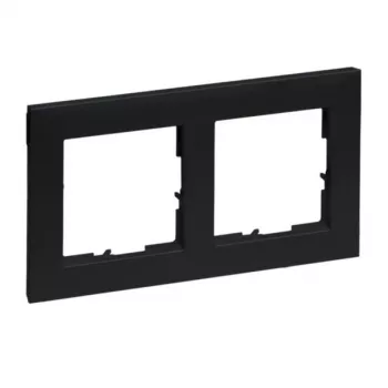 Legrand 765372 Wandplatte/Schalterabdeckung Schwarz