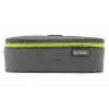 Federmäppchen Herlitz beatBox ABC Polyester Grau Gelb 225x120x70mm