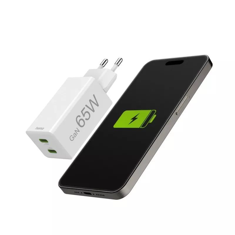 Hama 00201994 mobiles Ladegerät Laptop, Smartphone, Tablet Weiß AC Schnellladung Innenbereich