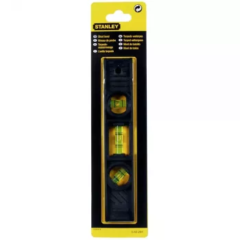 Torpedo Level Stanley 0,2 m Schwarz Genauigkeit 2 mm/m