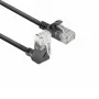 ACT Schwarz 3 Meter U/UTP CAT6A LSZH Slimline Patchkabel mit RJ45 DC4903