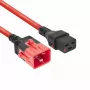 ACT Netzkabel C19 IEC Lock - C20 IEC Lock Dual Locking rot 3 m, PC3641