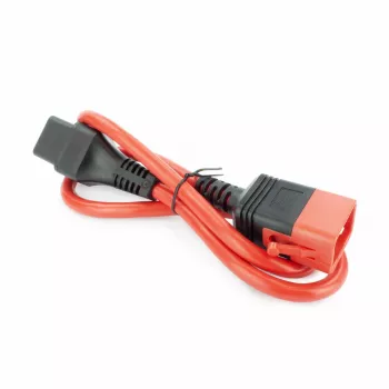 ACT Netzkabel C19 IEC Lock - C20 IEC Lock Dual Locking rot 3 m, PC3641