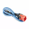 ACT Powercord C19 IEC Lock - C20 IEC Lock Dual Locking blau 1 m, PC3634