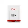 Power-Erweiterungswürfel Olympia SW 1000 – 3 AC-Steckdosen, 1,5 m Kabel, 230 V/16 A, rot und weiß