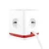 Power-Erweiterungswürfel Olympia SW 1000 – 3 AC-Steckdosen, 1,5 m Kabel, 230 V/16 A, rot und weiß