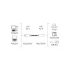Hama 00200901 USB-Kabel USB 2.0 3 m USB A USB B