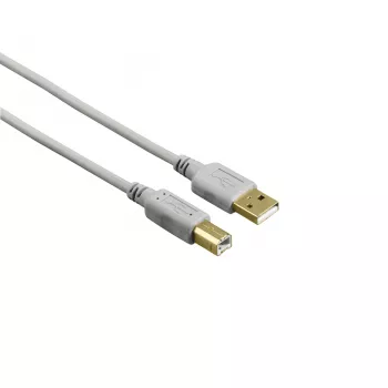 Hama 00200903 USB-Kabel USB 2.0 1,5 m USB A USB B Grau