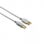 Hama 00200903 USB-Kabel USB 2.0 1,5 m USB A USB B Grau