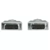 Hama 00200931 DVI-Kabel 1,5 m DVI-D Grau