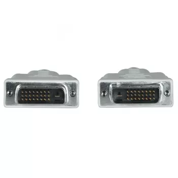 Hama 00200931 DVI-Kabel 1,5 m DVI-D Grau