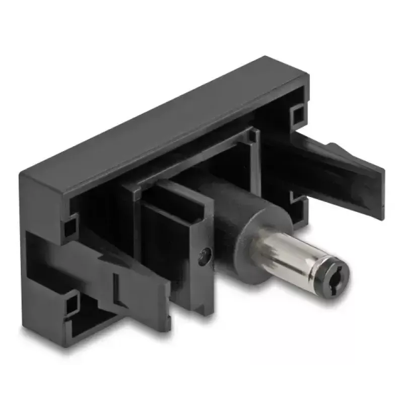 DeLOCK Easy 45 Steckdose DC Schwarz Buchse Stecker 45mm
