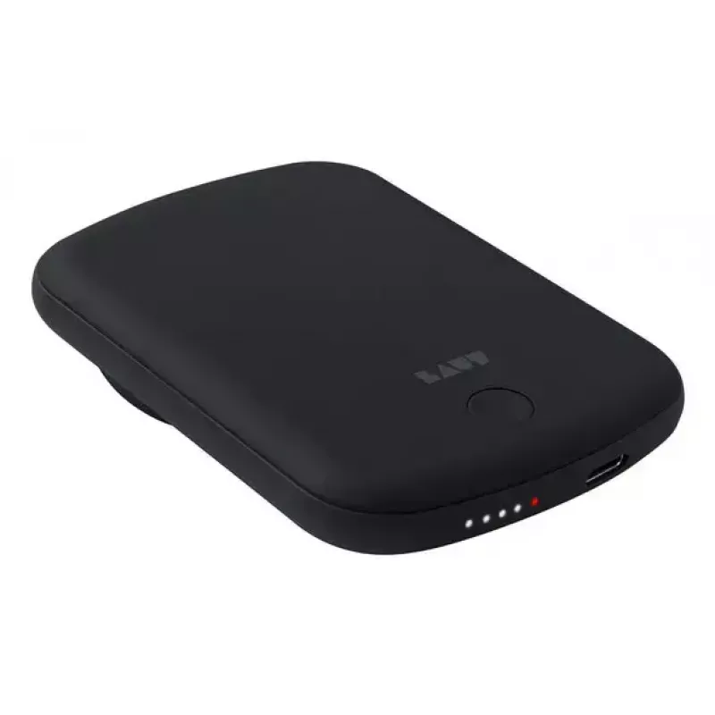 Powerbank LAUT PW02 5000 mAh Kabelloses Laden Schwarz