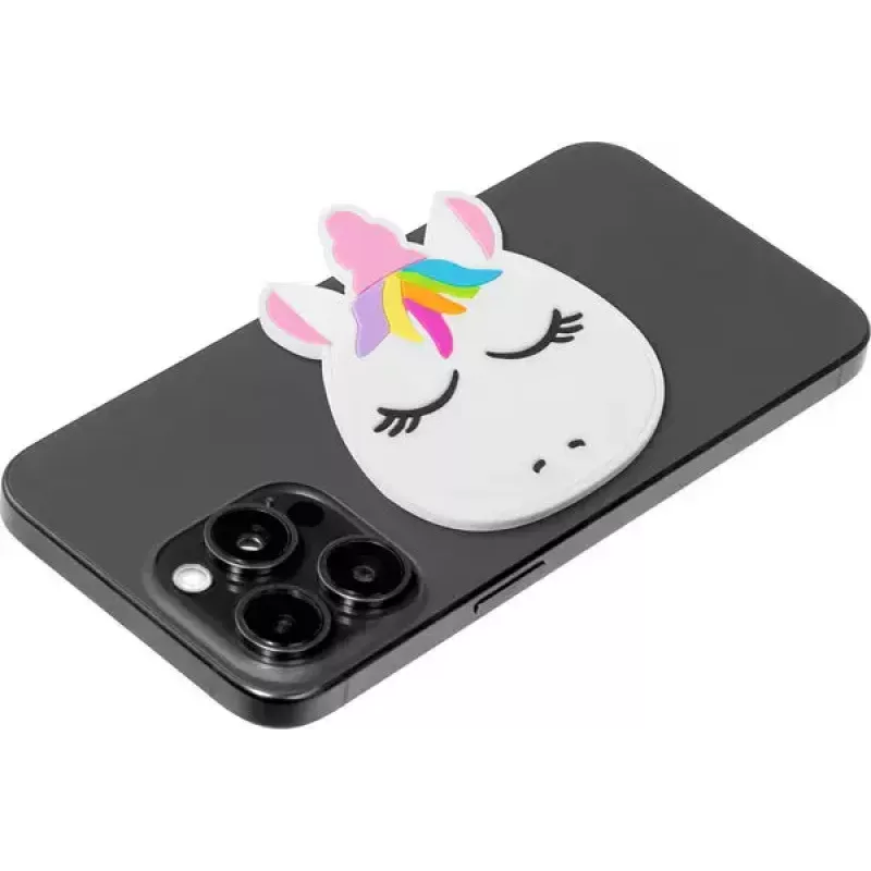 Badge LAUT MAGMOJI — dekorativer PVC-Aufkleber in Weiß, kompatibel mit MagSafe