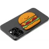LAUT MAGMOJI Mobiltelefon-Magnetabzeichen LAUT MAGMOJI Hamburger PVC Mehrfarbig