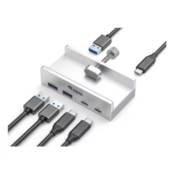 Equip 128967 Schnittstellen-Hub USB 3.2 Gen 1 (3.1 Gen 1) Typ-A 5000 Mbit/s Aluminium