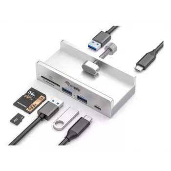 Equip 128968 Schnittstellen-Hub USB 3.2 Gen 1 (3.1 Gen 1) Type-A 5000 Mbit/s Aluminium