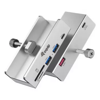 Equip 128968 Schnittstellen-Hub USB 3.2 Gen 1 (3.1 Gen 1) Type-A 5000 Mbit/s Aluminium