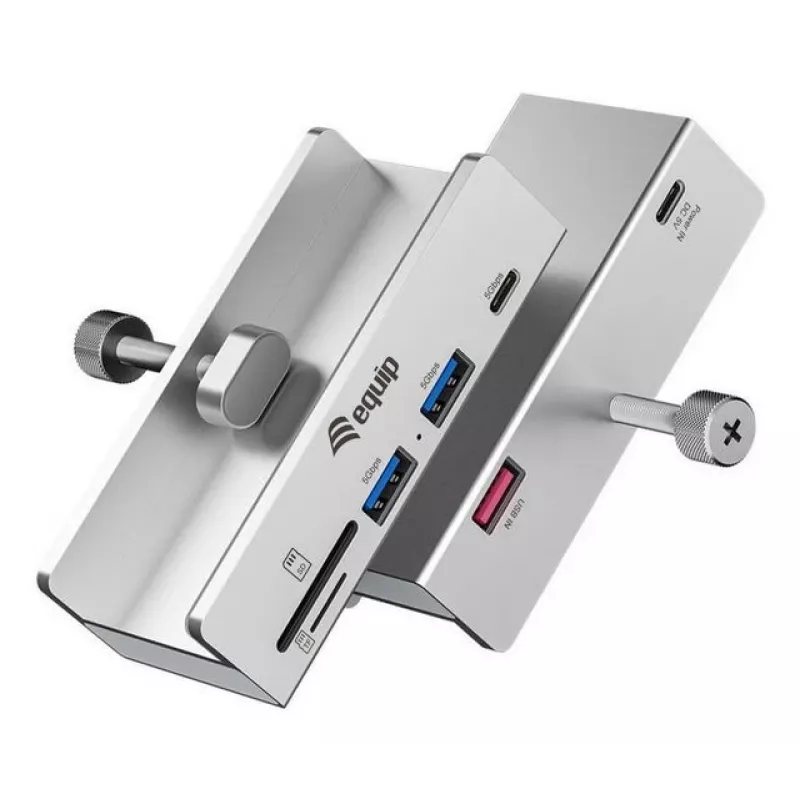 Equip 128968 Schnittstellen-Hub USB 3.2 Gen 1 (3.1 Gen 1) Type-A 5000 Mbit/s Aluminium