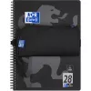 Weiches Federmäppchen Oxford 400183590 Schwarz 220x70x90 mm