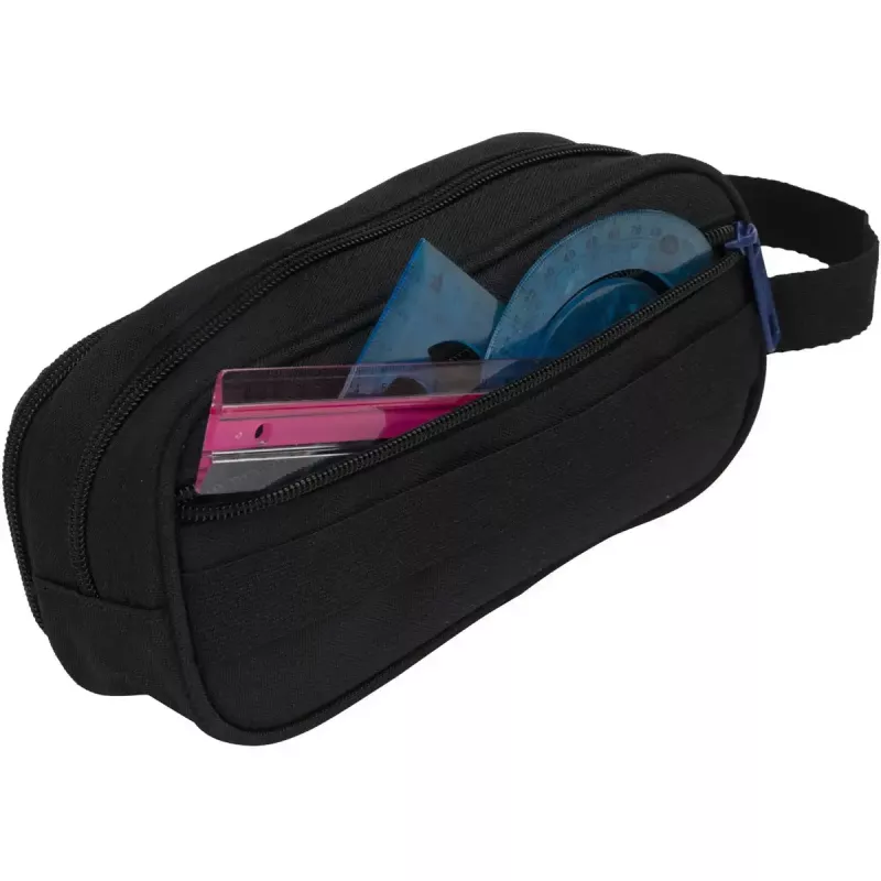 Weiches Federmäppchen Oxford 400183523 Schwarz 220x70x90 mm