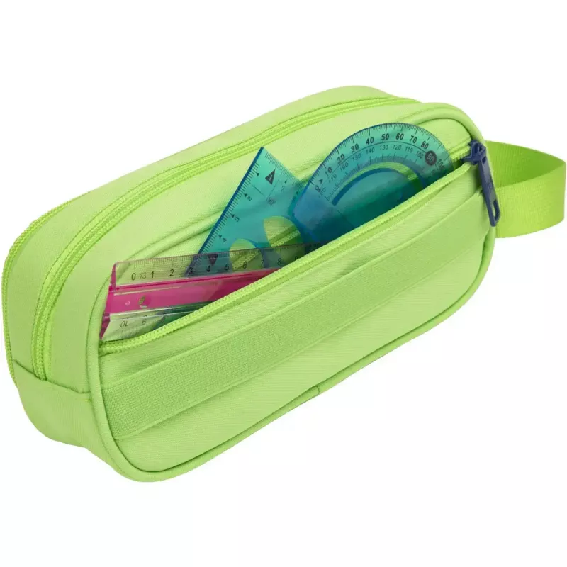 Weiches Federmäppchen Oxford 400183525 Grün 220x70x90 mm