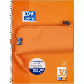 Weiches Federmäppchen Oxford 400183528 Orange 220x70x90 mm