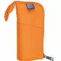 Weiches Federmäppchen Oxford 400183528 Orange 220x70x90 mm