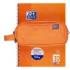 Weiches Federmäppchen Oxford 400183506 Orange 220x70x90 mm