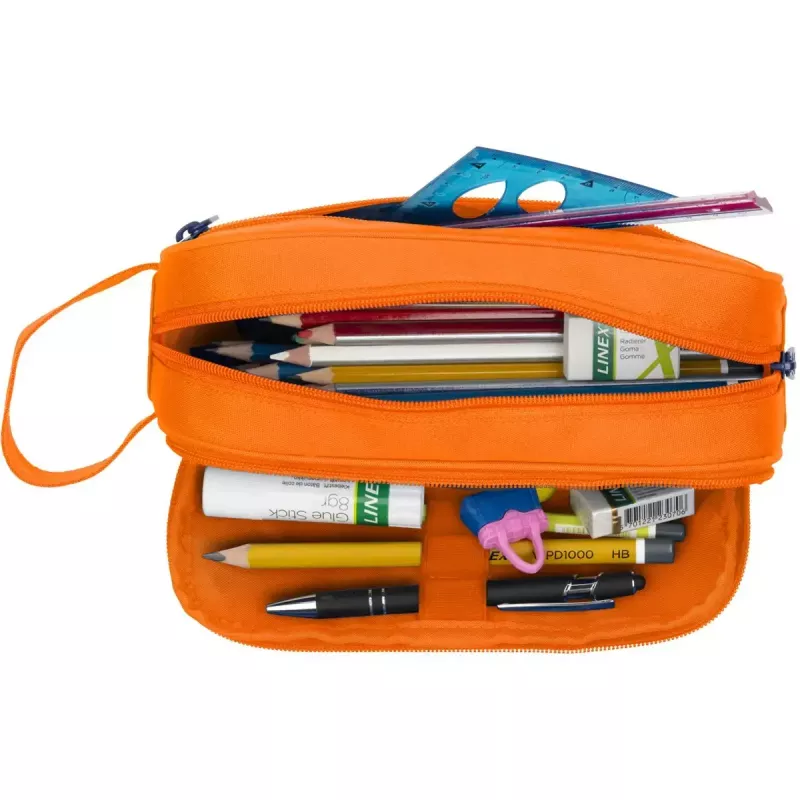 Weiches Federmäppchen Oxford 400183506 Orange 220x70x90 mm