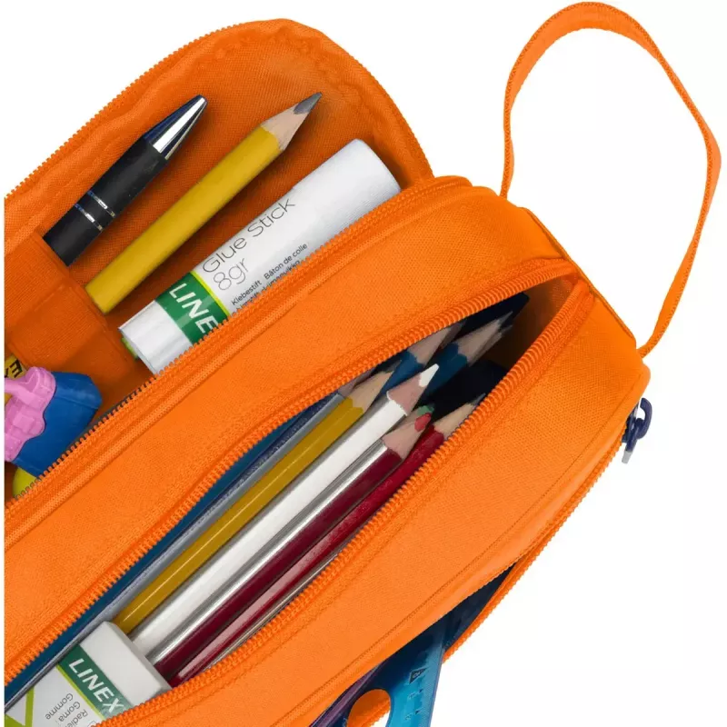 Weiches Federmäppchen Oxford 400183506 Orange 220x70x90 mm