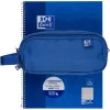 Weiches Federmäppchen Oxford 400183522 Blau 220x70x90 mm