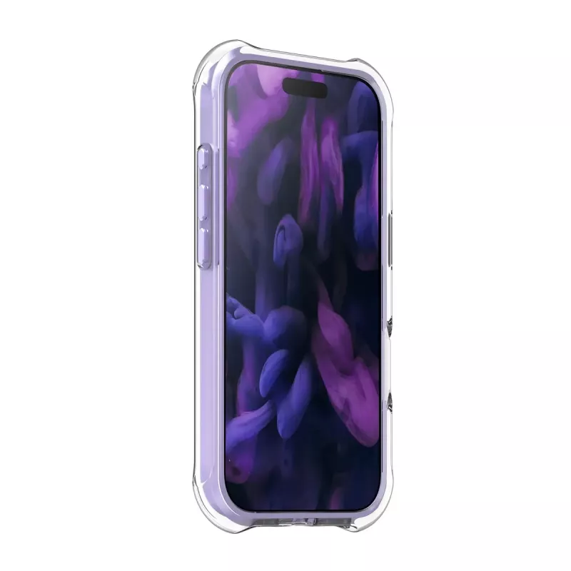 LAUT AERO PROTECT Hülle iPhone 17 16 cm Lila Transparent