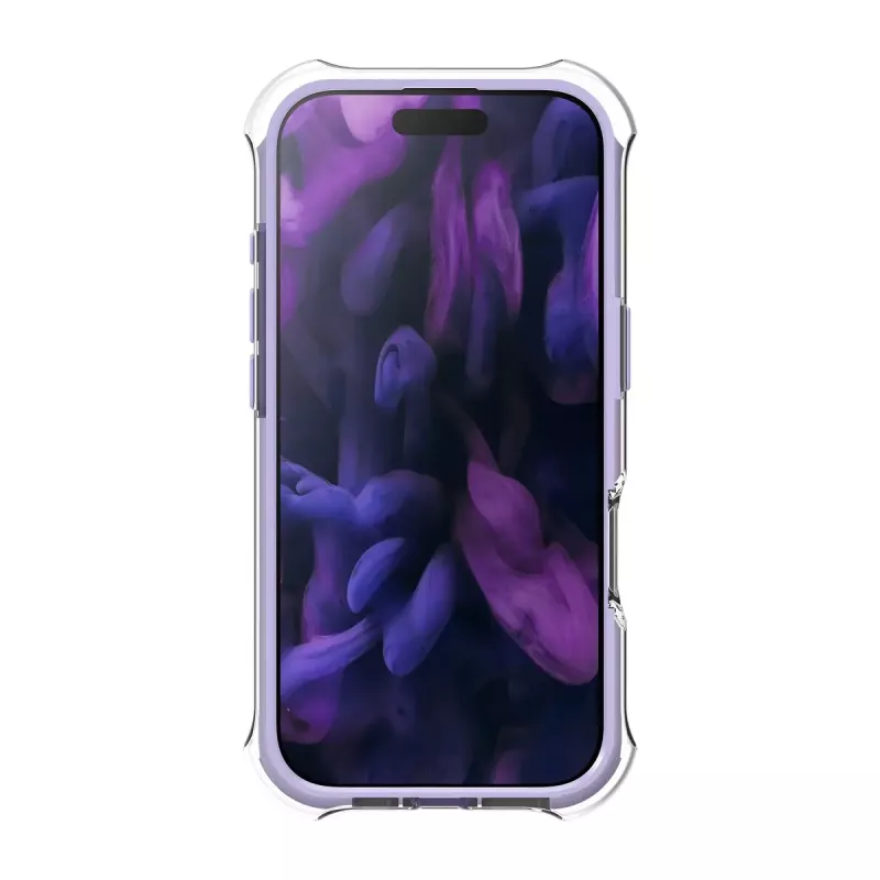 LAUT AERO PROTECT Hülle iPhone 17 16 cm Lila Transparent