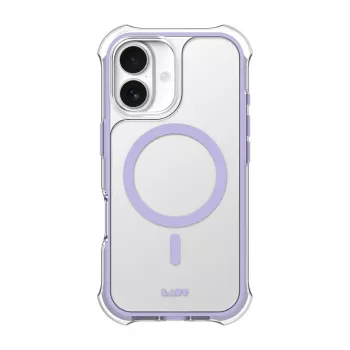 LAUT AERO PROTECT Hülle iPhone 17 16 cm Lila Transparent
