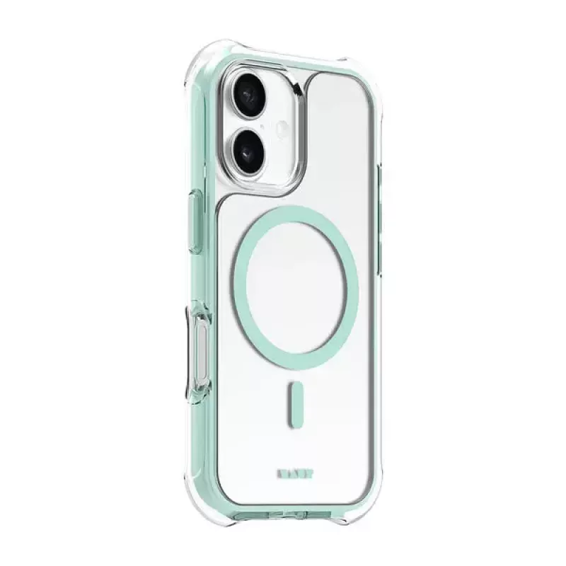LAUT AERO PROTECT Handyhülle Mint Transparent für iPhone 17
